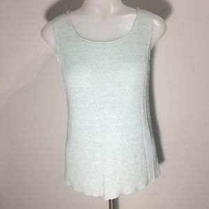 Eileen Fisher Tank Top Soft Aqua Petite Small